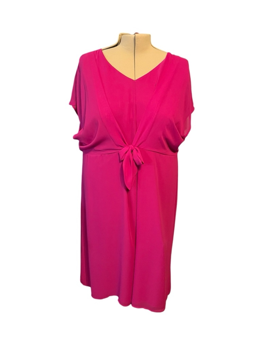 EVRI Bold Fuchsia-Style Dress